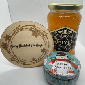 Miel + regalo personalizado